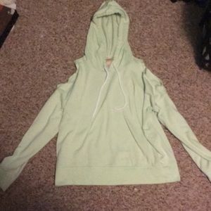 Mossimo shoulder cutout hoodie